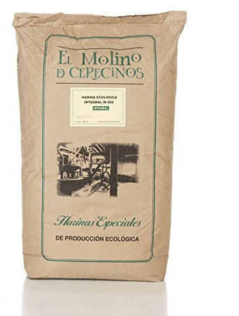 HARINA DE TRIGO ECOLÓGICA INTEGRAL (W-200) (25 kg)