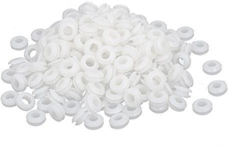 Aexit Gommino passacavo in gomma cavo elettrico diametro interno 6mm bianco 200 pz ID: 865774