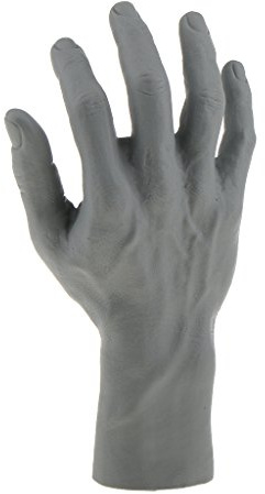 MagiDeal Männlich Schaufensterpuppe Hand von rechts Dekohand als Ringhalter Schmuckständer Training Modell