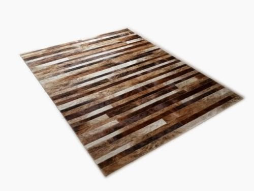 Vip-leather NEU KUHFELL Patchwork Teppich Cod 502 (240 cm x 300 cm)