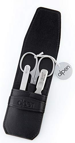 ALPEN - ensemble de manucure art. 6871R idéal pour le voyage avec trousse de couleurs variées