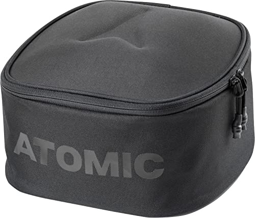 ATOMIC RS Goggle CASE I Brillenetui für Zwei Skibrillen I Wasser- & schmutzabweisende Etuitaschen I Gepolsterter Skibrillenschutz I Brillenbox mit Taschenspiegel I Brillenetui Schwarz