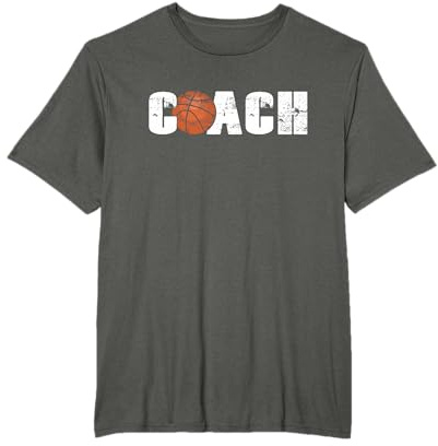 Basketball Trainer Coach Basketballer Ball Korb Geschenk T-Shirt