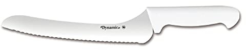 Dynamic Pro-Grip, Santoprene, Softgrip, 9 Bread, Offset Knife, White, large