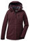 killtec Damen Funktionsjacke/Outdoorjacke mit abzippbarer Kapuze - KOW 170 WMN JCKT, weinrot, 18, 38030-000