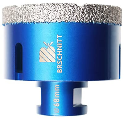 Diamant Fliesenbohrer 68mm - M14 Diamantbohrer Lochsäge für Fliesen Porzellan Keramik Marmor Granit Bohrunge