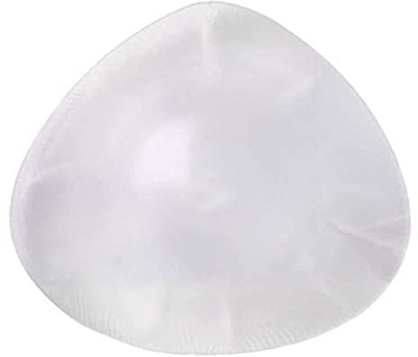 COUGA Silikonbrüste Triangelform Brustprothesen Push-Up Silikon Einlagen - Hautfarbe/Transparent Brustvergrößerer Gefälschte Brust Mastektomie Klebe BH Pads Prothese,Durchsichtig,300g/Piece