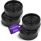 Vioks.pro Activated Carbon Filter 125 mm Set of 4 Replacement for AEG Extractor Hood Filter ECFB03 - Carbon Filter Cooker Hood Round, Activated Carbon Filter Cooker Hood Hood