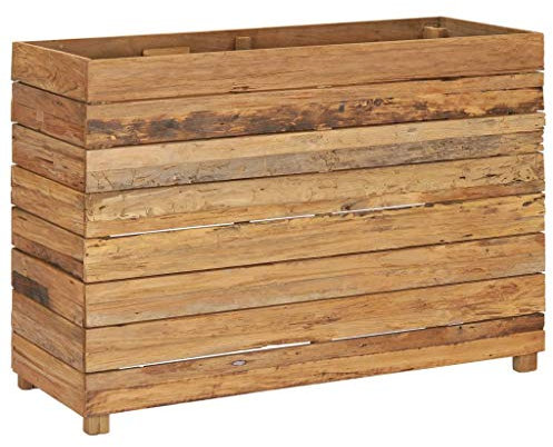 Annlera Jardinière 100x40x72 cm Jardinières Pot De Fleur Exterieur Bac A Fleurs Exterieur Grande Taille Jardinière sur Pied Bac A Fleur Bois Bac Rectangulaire Planter