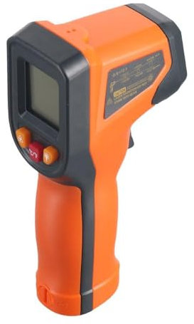 Fudeshe Infrared Thermometer Gun, -50°C~600°C (-58°F~1112°F),Temperature Gun Non-Contact,Adjustable Emissivity & Max Min for Industrial, Kitchen Cooking, Automotive