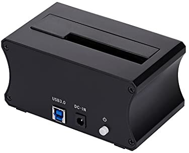 USB3.0 Hard Drive Dock Station 2.5/3.5 SATA HDD/SSD High Speed Aluminum Alloy HDD Enclosure Card Reader
