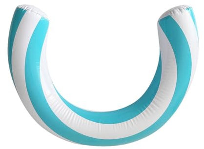 Bimhayuu Gebogene Poolnudeln Schwimmnudel Aufblasbarer Schwimmring Sommer Schwimmzubehör Schwimmschwimmer Outdoor Schwimmschwimmer Schwimmzubehör Pool Bogenschwimmer Bogenschwimmschwimmer (Blau)