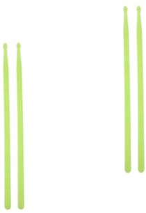 VICASKY 4stücke Fluoreszierende Nylon Drumsticks Mit -lichtern Leuchtende Schlagzeugstöcke Fluoreszierendem Grün Für Percussion Und Live-events