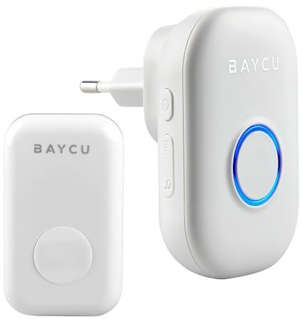 TIMBRE INALÁMBRICO EXTERIOR IMPERMEABLE | Timbre Casa Inalámbrico | 300M Alcance IP44 Impermeable | Timbre Inalambrico Exterior | Timbre Inalámbrico | Timbres Para Casa | CAMPAINHA SEM FIOS EXTERIOR