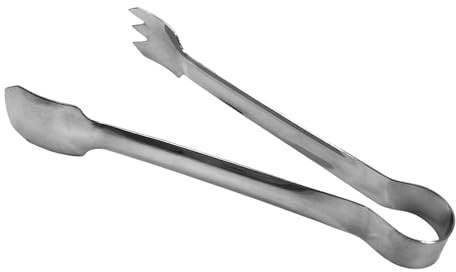 Chabrias Ltd 8 Catering Tongs Clean-Food Safe Stainless Steel Cooking Tongs - Mirror Polished, Dishwasher Safe, Serving Utensils, BBQ Utensils, Perfect for BBQ, Salad, and More