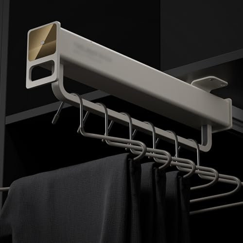 Verstellbare ausziehbare Schrankstange für Hosen und Kleidung, 30 cm