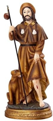Arte Pesebre Imaginería Religiosa San Roque, 20 cm