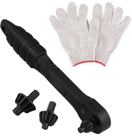 Drill Chuck Ratchet Drill Chuck Ratchet Wrench 2 in 1 Drill Chuck Ratchet Spanner Drill Chucks Work Ratchet Drill Chuck Key Wrench