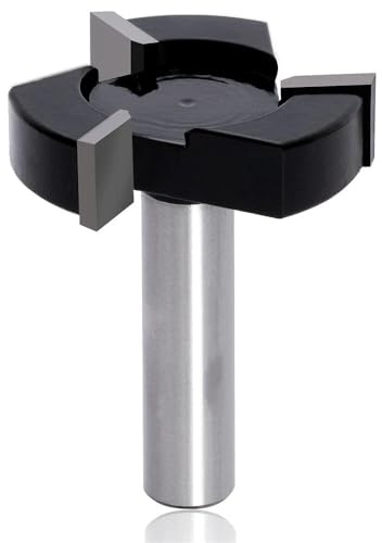 3 cannelures CNC Spoilboard Surfaçage Fraise Carbure Dalle Flattening Router Bit Bois Fraise Raboteuse Outil de rabot (12 mm)