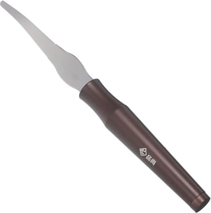 SOLUSTRE Pelador De Naranjas De Acero Inoxidable, Cortador De Frutas con Mango De Aluminio, Herramienta para Pelar y Raspador Doméstico para Cocina, Uso Familiar y Restauración
