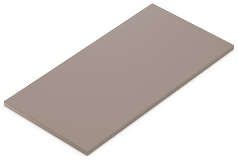AUPROTEC Tischplatte 19mm Congo 90x70 cm I Spanplatte mit 1mm ABS Kante & PU-Verleimung I melaminharzbeschichtet I elegant & wasserabweisend