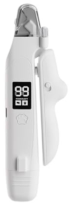 Cortador de Garras de Gato, eléctrico con Pantalla LED Digital, 2 en 1, Recortadora de Garras para Perros y Gatos, para Mascotas Medianas y Grandes, Cachorros, para el Cuidado de Las