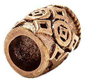 NKlaus Wikinger Haar Bartschmuck MARIT Haarperle Bronze 7670