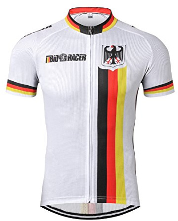 Deutschland Radfahren Jersey Männer Radfahren Jersey Fahrradbekleidung Fahrrad top Männer Ropa Ciclismo Maillot MTB Trikot Racing Sport T-Shirts Schädel Schwarz Größe XL