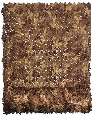 ANGUOEY Desert Camo Tarp Camo Nets Große Tarnung Netting Military Overplus Bulk Roll for die Jagd auf Sonnenschirm Deckung Duck Blinding Decoration Camping Outdoor Party