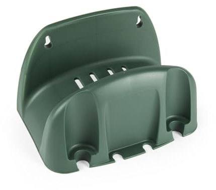 CABLEPELADO Soporte para Manguera jardín plastico, Colgador de Manguera de jardín, Porta mangueras para Pared, Organizador Manguera jardín, 25 cm Ancho X 15 cm Alto X 13 cm Fondo, Universal, Verde