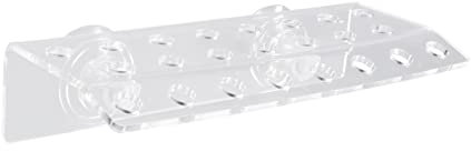 FOMIYES 23 Rahmen Riffgestell Magnethalter Aquarium Korallenhalterung klarer Stand Acryl-Korallenhalterung Acryl-Korallen-Basis Koralle Halter Knopf Fragmente Ausrüstung Saugnapf