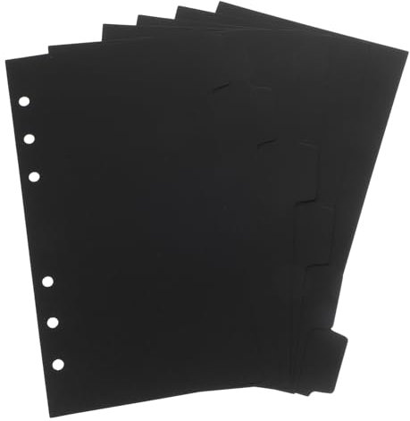 NUOBESTY 12blätter Binder Trennblätter Seitentrenner Für Notizbücher Für Organisation Von Dokumenten Tagebüchern Und Planern Vielseitig Einsetzbar