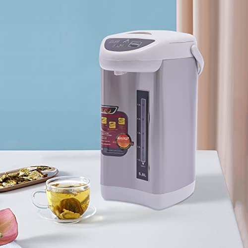 Lilyeriy 750W Heißwasserspender 4L,stainless steel Fassungsvermögen, Umweltfreundliche Alternative zu Wasserkochern school, home, office, hotel,etc. (Asche)