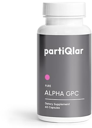 Alpha GPC 300mg - High Purity Choline Supplement for Focus, Memory & Cognitive Performance - Bioavailable Acetylcholine Brain Booster - 60 Veggie Capsules