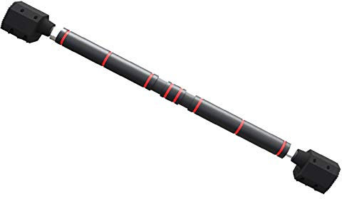 CAFIEDR Klimmzugstangen, tragbare horizontale Stange zur Wandmontage, sichere und rutschfeste Heimfitness-Stange, Widerstandsband, Schaukel-Aufhängungsausrüstung, 88-113 cm, Tragkraft 250 kg