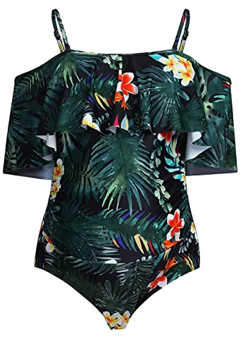 pxjsdwe Body Schwangerschaft, Umstandsbadeanzug Damen Push Up Sommer Elegant Schwangerschafts Badeanzug Einteilige Große Größe Umstandsbademode Swimsuit V-Ausschnitt Maternity Swimwear Bademode