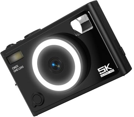 64MP 5K Fotocamera Digitale Con Bellezza Anteriore E Posteriore Doppio Obiettivo Per Vlog Fotografia di Viaggio Bambini Adulti Regalo Bellezza Filtro Fotocamera