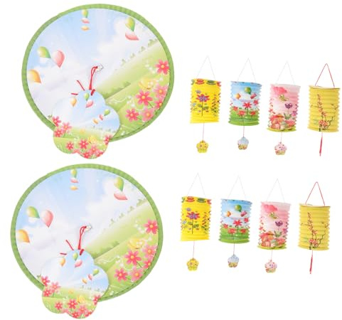 Homoyoyo 10piezas Decoración De Linternas De Papel Faroles De Papel Chinos para Colgar Festivales Fiestas Diseño De Órgano Lote
