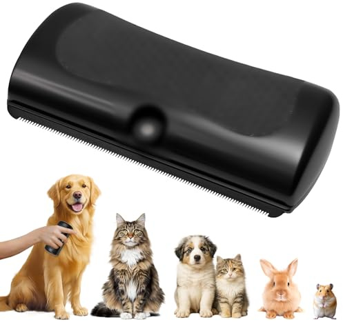 Cepillo para Perros y Gatos, Pet Care Brush Con mango ergonómico，Eficaz para la Eliminación de Pelo Muerto y Cuidado del Pelaje de su Mascota，Pet Hair Removal Brush para mascotas de pelo largo y corto