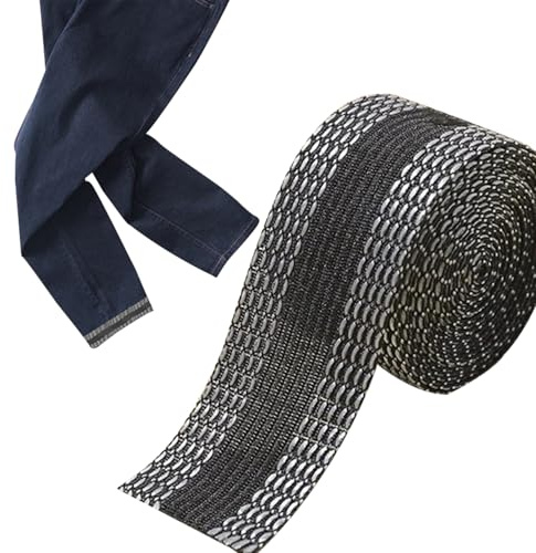 Cinta para ropa con dobladillo termoadhesivo: cinta fusible, suministro de costura autoadhesivo duradero, tira de tela de alta densidad | Ideal para ropa, confección, pantalones, faldas, arreglos de b