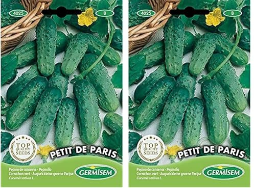 Germisem Petit de Paris Escabeche Semillas de Pepino 3 g, EC4025 (Paquete de 2)