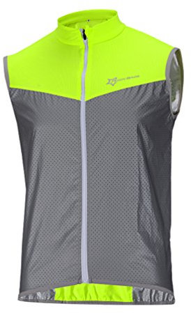 ROCKBROS Chaleco Reflectante para Bicicleta Running, Chaleco Seguridad Alta Visibilidad Transpirable para Exteriores Deportes al Aire Libre, Unisex