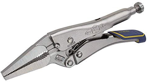 IRWIN Vise-Grip Locking Pliers, Fast Release, Long Nose with Wire Cutter, 6-Inch (IRHT82583)