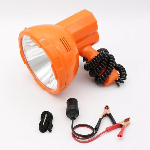 Projecteur tenu dans la main de 12V50W LED pour l'allumeur de cigarette de voiture et la batterie 12V externe