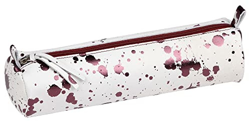 Clairefontaine 410109C Penale Ø5,5x22cm Cosmicuir aus Lammleder Kirschrot