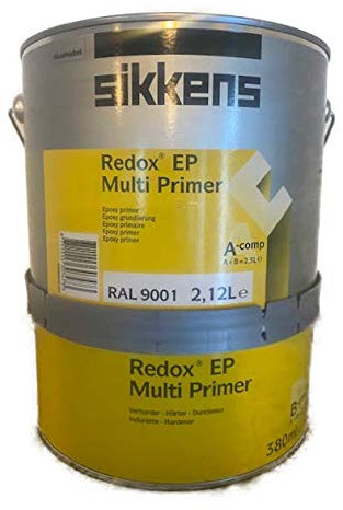 Sikkens Redox EP Multil Primer Haftprimer 2K RAL 9001 Cremeweiß Matt 2,5 L