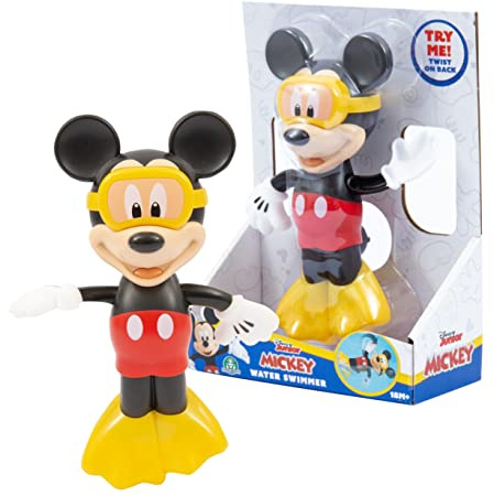 MICKEY&MINNIE Giochi Preziosi Mickey Mouse a Un Nouveau Passe-Temps : Nager. Porter Le Costume, Les nageoires et Le Masque pour Aller sous l'eau, pour Enfants à partir de 3 Ans, mcc22000