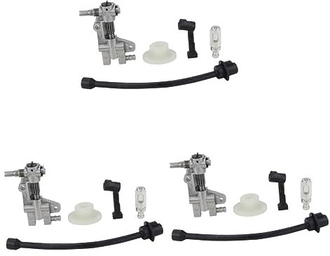 YARNOW 3sätze Öl Pumpen Filter Öldüse Und Turbine Für Kettensägen Universelle Ersatzteile Für Gartenwerkzeuge Langlebig Und Installieren