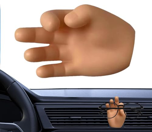 Kixolazr Armaturenbretthaken fürs Auto, Autohaken mit Saugnapf,Sonnenbrillen-Autoclip für Armaturenbrett | Auto-Brillenhalter, Kabelaufwicklung, Saugnapf in Hand- /Fußform, Aufbewahrungshaken für
