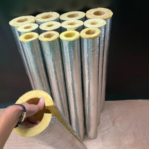 Tubería aislante térmica for tuberías de alta temperatura. Tubo de aislamiento autoadhesivo, for aislamiento térmico y aislamiento en frío de tuberías de calefacción industrial(ID273MM/THK50MM)